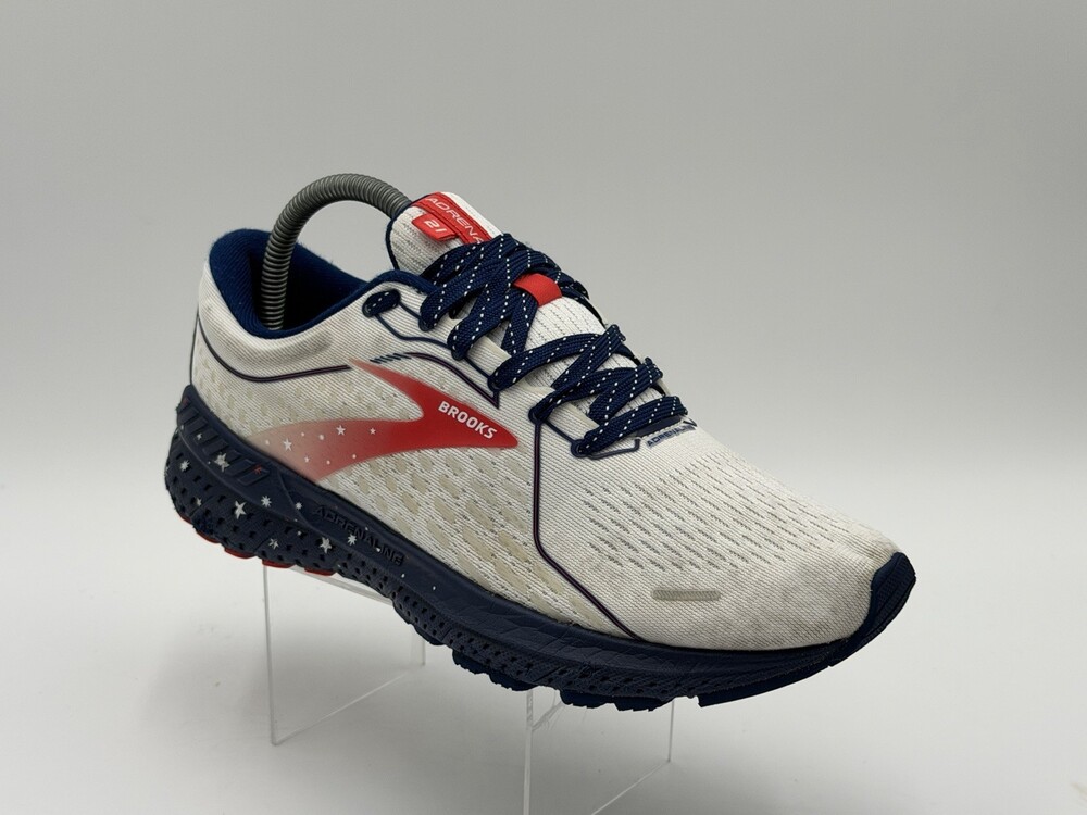 Brooks Adrenaline GTS 21 Shoes Womens Size 9B USA Stars Patriotic 1203291B166
